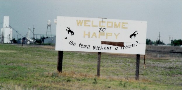 welcome to happy sign